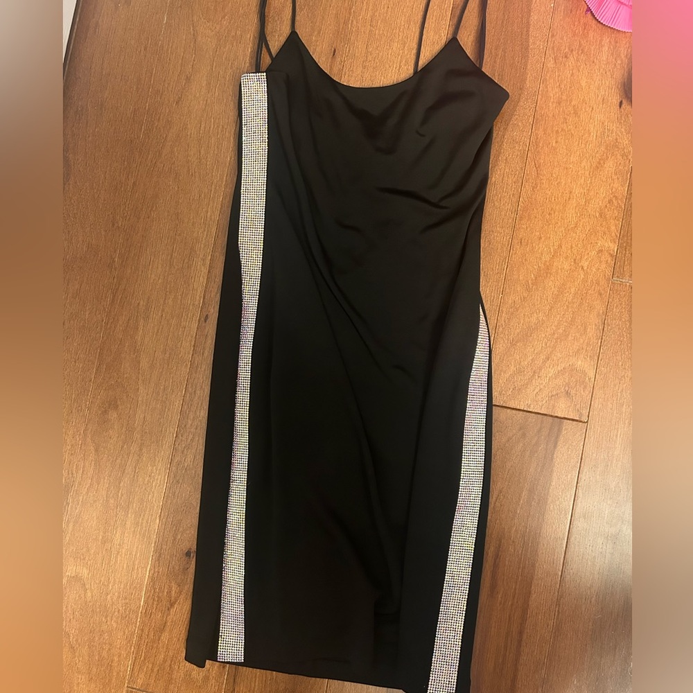 Black Alice and Olivia Dress with Sparkle Details NWT